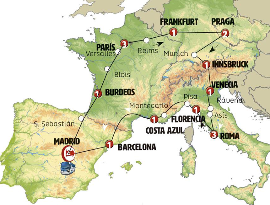Gran Europa Turista desde CDMX