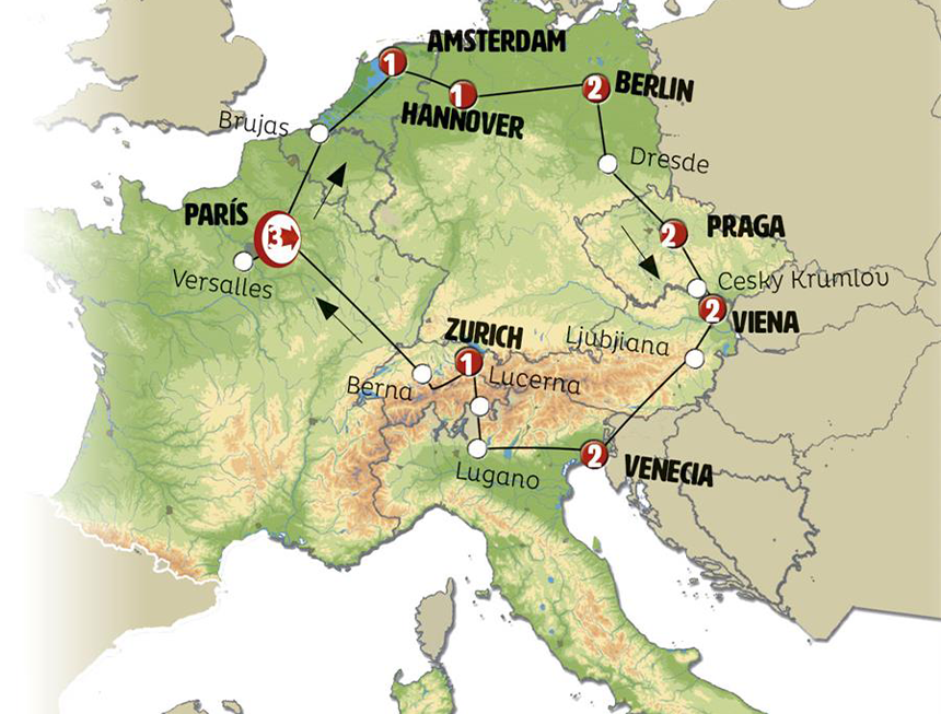 Europa Interior desde CDMX
