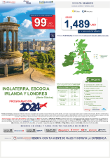 INGLATERRA,ESCOCIA, IRLANDA Y LONDRES - PROGRAMACIÓN 2024 - CDMX