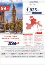 ESPAÑA, ITALIA, FRANCIA Y LONDRES - PROGRAMACIÓN 2024 - CDMX