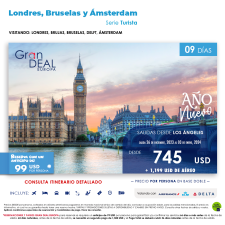 GD EUROPA - LONDRES - BRUSELAS Y ÁMSTERDAM - LAX