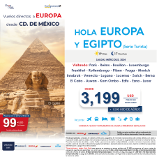 HOLA EUROPA Y EGIPTO (Serie turista) 